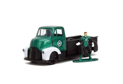 Jada 1/32 "Hollywood Rides" DC Comics 1952 Chevy COE Pickup w/Green Lantern