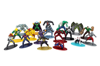 Jada 1.65" Nano Metalfigs Marvel Spider Man : 18-Pack W7