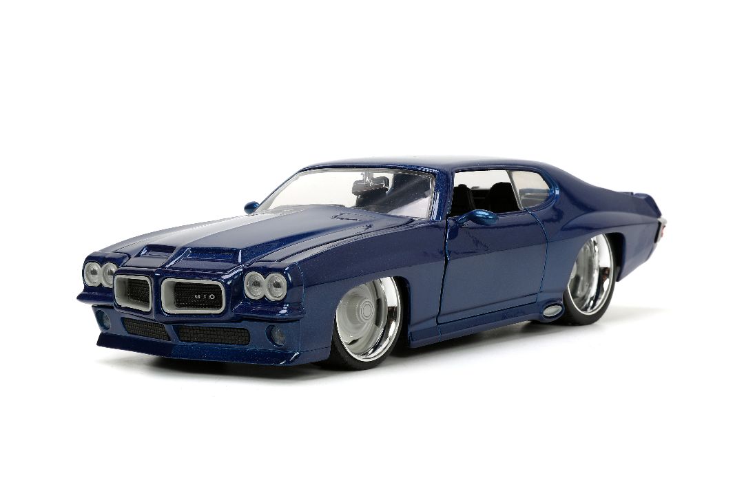 Jada 1/24 "BIGTIME Muscle" 1971 Pontiac GTO Judge - Metallic Dark Blue