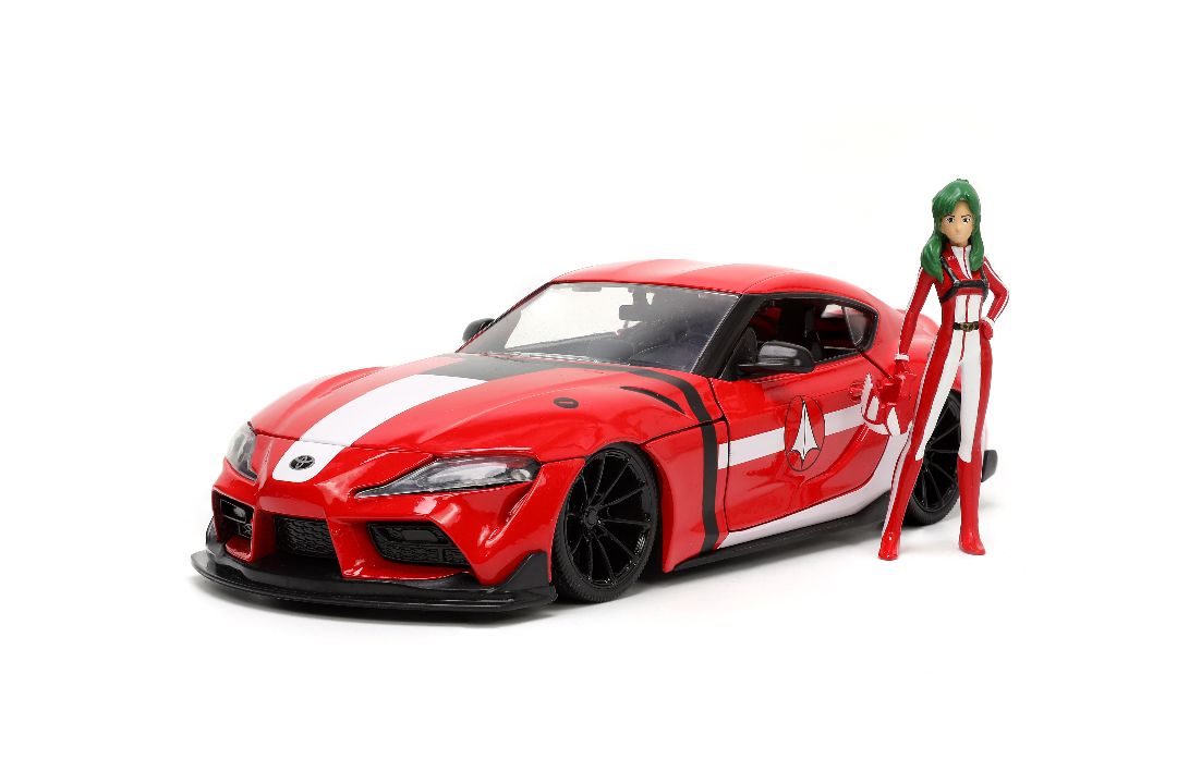 Jada 1/24 "Hollywood Rides" Robotech 2020 Toyota Supra with Miriya Sterling