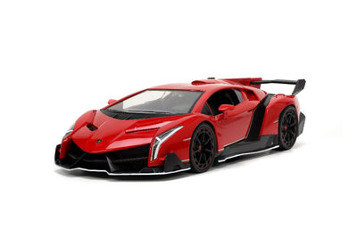 Jada 1/24 "Hyper-Spec" Lamborghini Veneno - Glossy Red