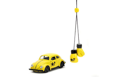 Jada 1/32 "PUNCH BUGGY" 1959 VW Beetle With Boxing Gloves - Yellow