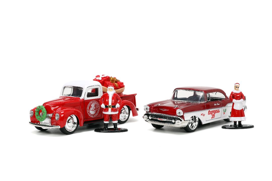 Jada 1/32 "Holiday Rides" Santa Claus & Ms Claus Twin Pack