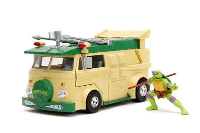 Jada 1/24 "Hollywood Rides" Teenage Mutant Ninja Turtles - Tmnt Party Wagon W/Donatello