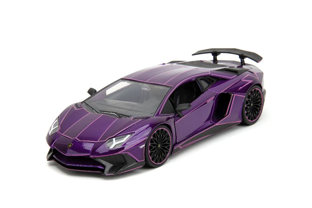 Jada 1/24 "Pink Slips" Lamborghini Aventador SV - Candy Purple