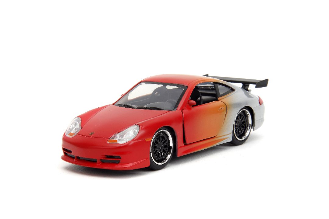 Jada 1/32 "Pink Slips" Porsche 911 GT3 RS - Primer Red/Orange/Silver