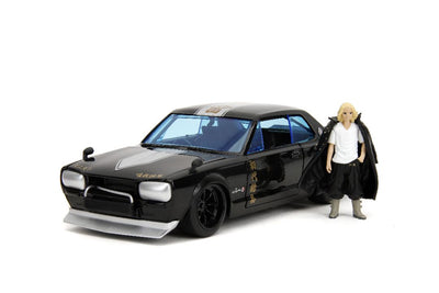 Jada 1/24 "Hollywood Rides" - Tokoyo Revengers - 1971 Nissan Skyline 2000GT w/ Mikey