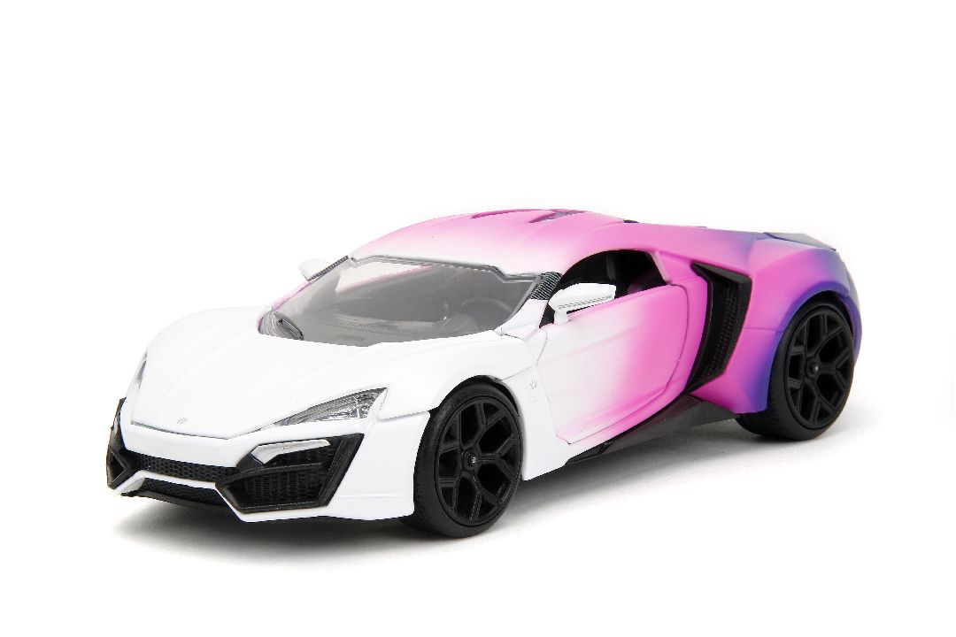 Jada 1/24 "Pink Slips" w/Base - Lykan HyperSport