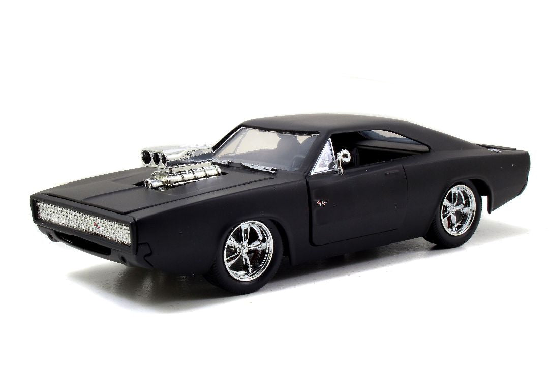 Jada 1/24 "Fast & Furious" 1970 Dodge Charger - Matte Black Edition