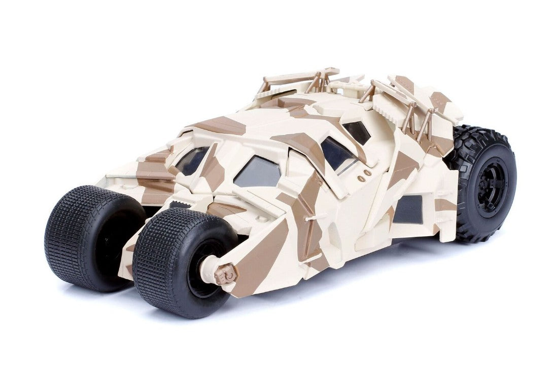 Jada 1/24 "The Dark Knight" Batmobile (Camo Version) w/Batman Figure - 2008