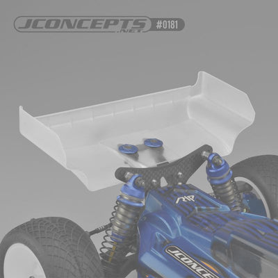 JConcepts Aero S-Type 7" rear wing, 2pc. (Fits - 1/10th off-road buggies)