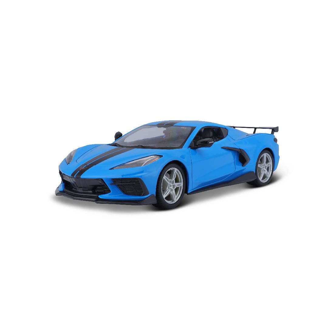 Maisto 1/18 Special Edition 2020 Chev Corvette Stingray Z51 (High-Wing) (Blue)