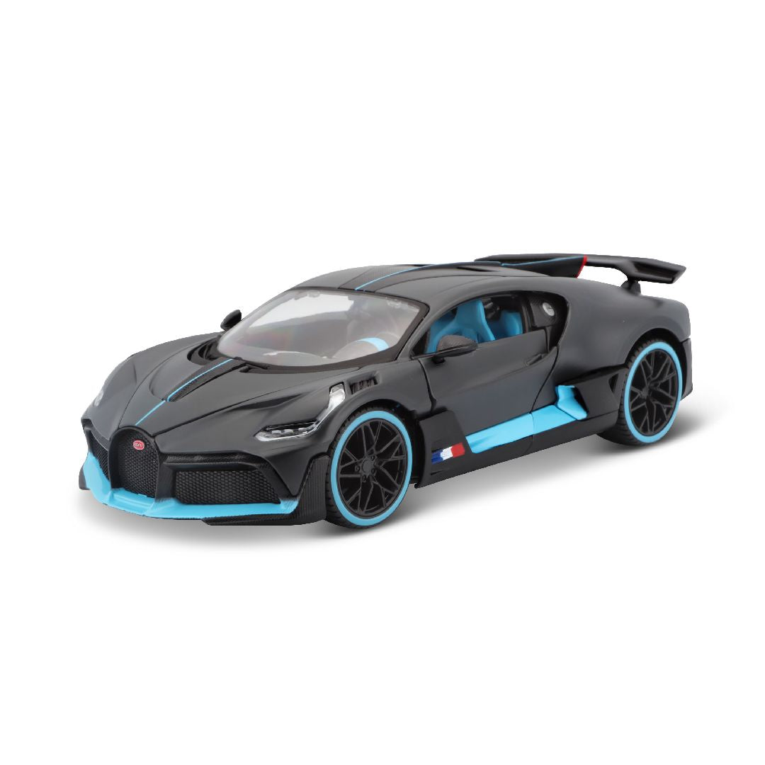 Maisto 1/24 Special Edition Bugatti Divo (Charcoal/Blue)