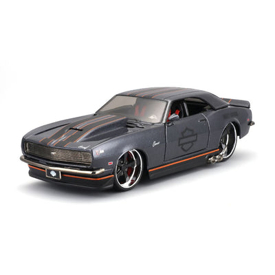 Maisto 1/24 Harley Davidson Custom 1968 Chevrolet Camaro (Metallic Gray)