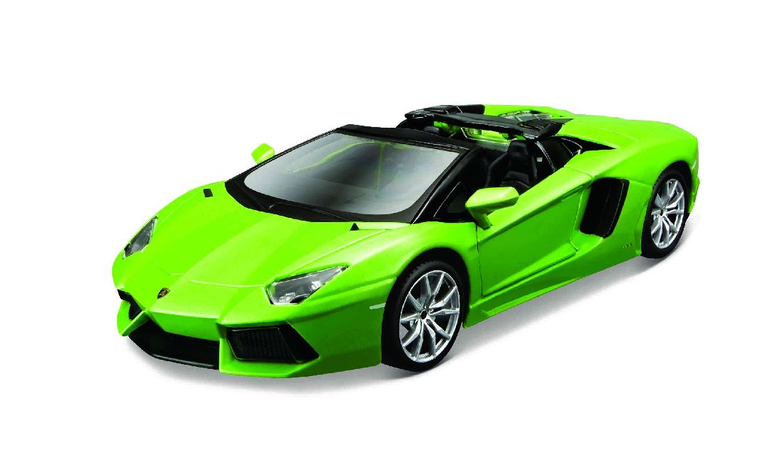 Maisto 1/24 Assembly Line Lamborghini Aventador LP-700 Roadster (Metallic Green)