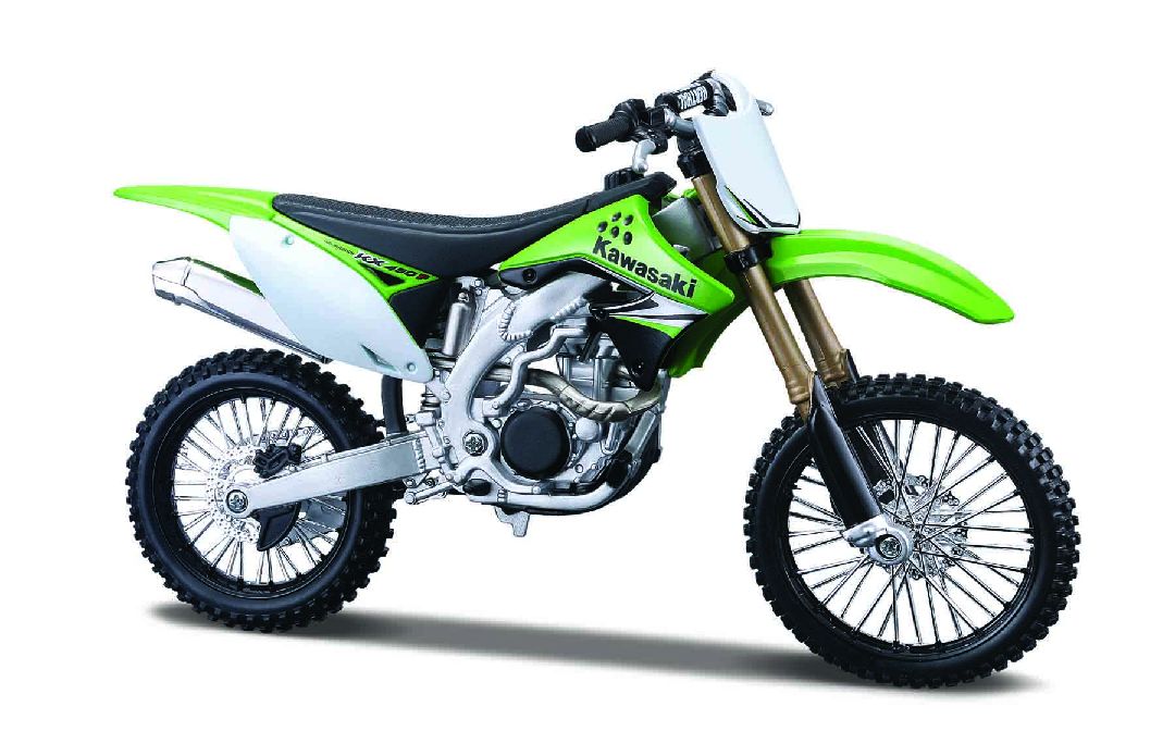 Maisto 1/12 Assembly Line Kawasaki KX 450F (Green)