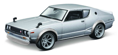 Maisto 1/24 Design Assembly Line 1973 Nissan Skyline 2000GT-R (Silver)