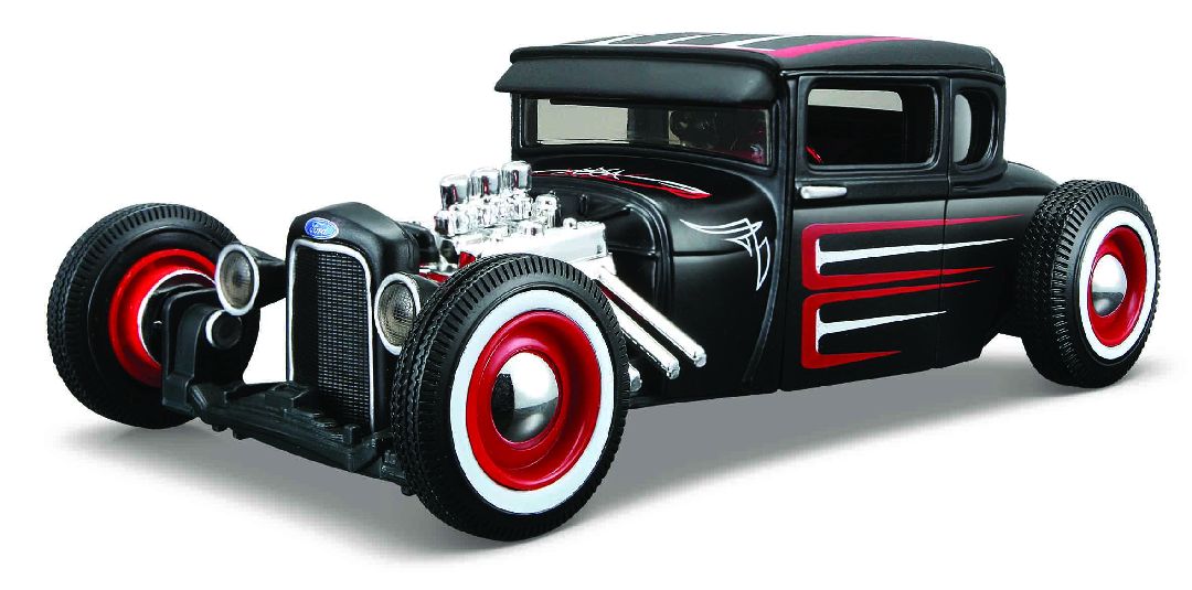 Maisto 1/24 Design Assembly Line 1929 Ford Model A (Flat Black)