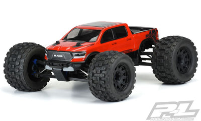 Pro-Line Pre-Cut 2020 Ram Rebel 1500 Clear Body for E-REVO 2.0 (with extended body mounts)