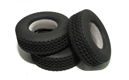 RC4WD 1.7" Hauler Super Wide Commercial 1/14 Advanced X5 Semi Truck Tires 3.34" OD (2)