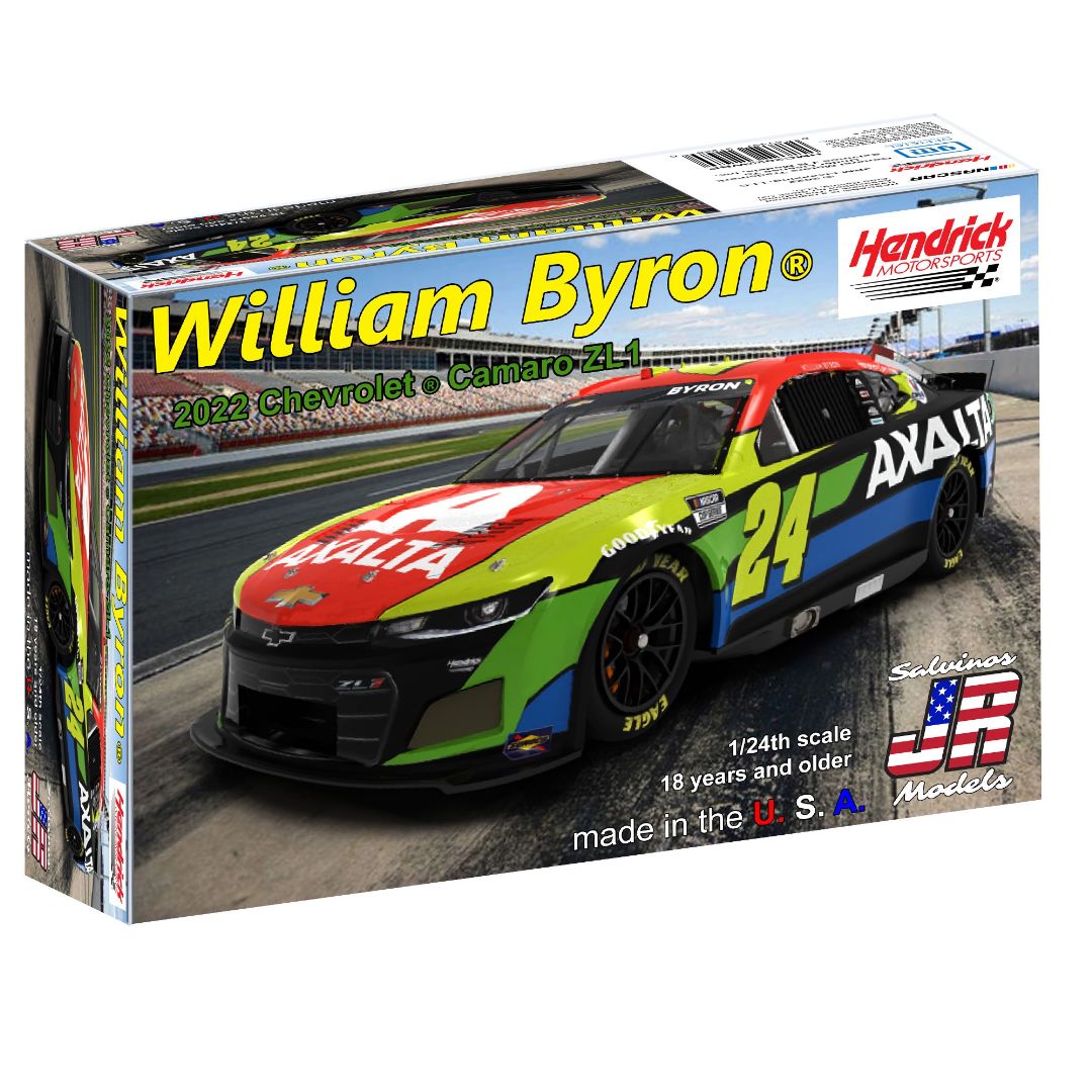 Salvinos JR Models 1/24 Hendrick Motorsports William Byron 2022 Camaro Model Kit