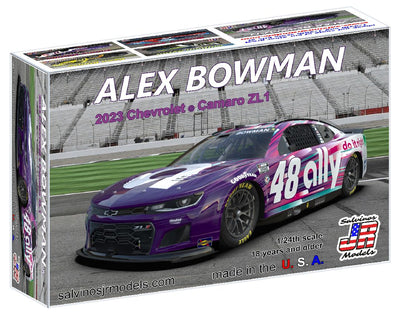 Salvinos JR Models 1/24 Hendrick Motorsports Alex Bowman 2023 Camaro Primary Model Kit