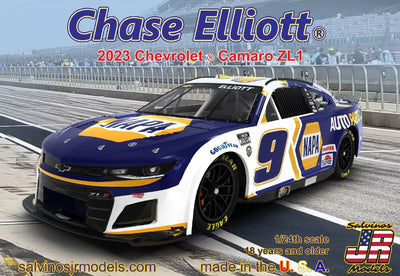 Salvinos JR Models 1/24 Hendrick Motorsports Chase Elliott 2023 Camaro Primary Model Kit