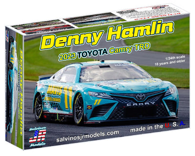 Salvinos JR Models 1/24 Joe Gibbs Racing 2023 Denny Hamlin Toyota Camry "Mavis" Model Kit