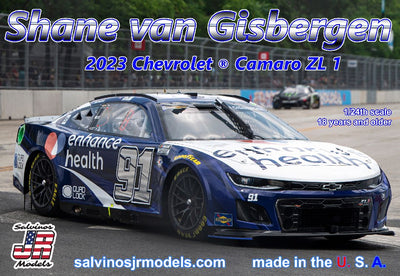 Salvino JR Models 1/24 Trackhouse Racing 2023 Shane van Gisbergen Camaro Model Kit