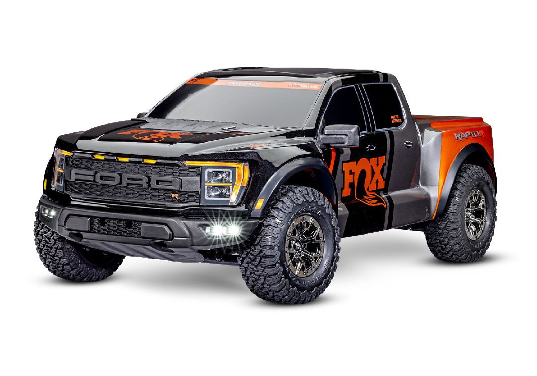Traxxas Ford Raptor R (Fox): 1/10 Pro Scale 4WD. Requires: Battery & Charger