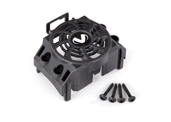 Traxxas Mount, motor cooling fan (fits #3461 motor)