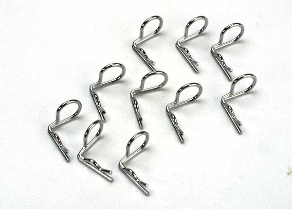 Traxxas Body Clips (Angled, 90°) (10)