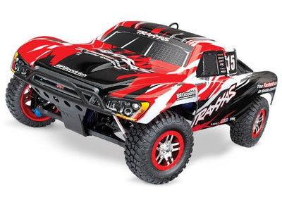 Traxxas Slayer Pro 4x4: 1/10-Scale Nitro 4wd Short Course Racing Truck - Red