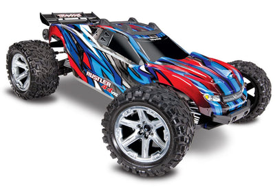 Traxxas Rustler VXL Brushless 1/10 RTR 4x4 Stadium Truck. Requires Battery & Charger - Blue