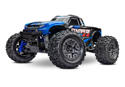 Traxxas Stampede 1/10 4X4 Brushless Monster Truck. Requires Battery & Charger - Blue
