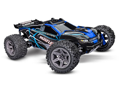 Traxxas Rustler 1/10 4X4 Brushless Stadium Truck RTR. Requires Battery & Charger - Blue