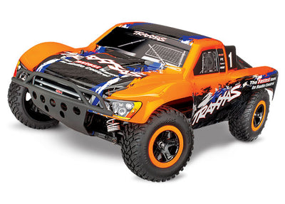 Traxxas Slash 4X4 Brushless 1/10 4WD RTR Short Course Truck. Requires Battery & Charger - Orange