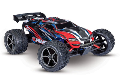 Traxxas E-Revo 1/16 4X4 Monster Truck RTR. Includes Battery & Charger - Red/Blue