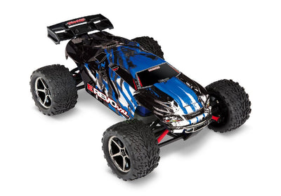 Traxxas E-Revo 1/16 4X4 Monster Truck RTR. Includes Battery & Charger - BlueX