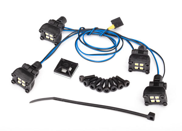 Traxxas LED Expedition Rack Scene Light Kit (Fits #8111 Or 8213 Series Bodies, Requires #8028 Power Supply)