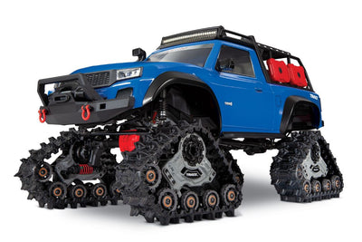 Traxxas TRX-4 with Deep-Terrain Traxx w/ Tires and Wheels: 1/10 Scale 4WD Clipless Body - Blue