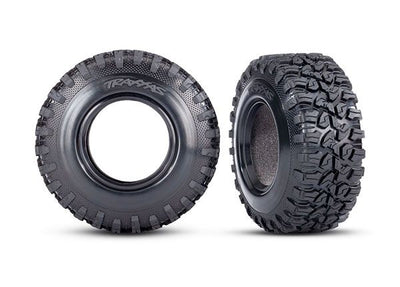 Traxxas Tires, Canyon RT 4.6x2.2"/ foam inserts (2) (wide) (requires 2.2" diameter wheel)