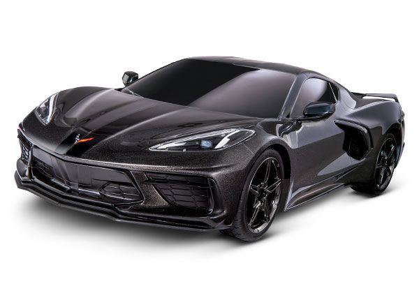 Traxxas Chevrolet Corvette Stingray: 1/10 Scale AWD Supercar - Black