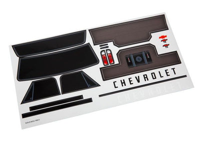 Traxxas Decal sheet, Chevrolet C10