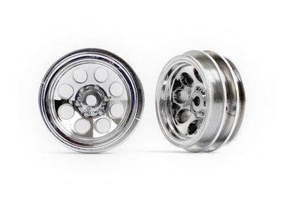 Traxxas Wheels, 1.0" (Chrome) (2)