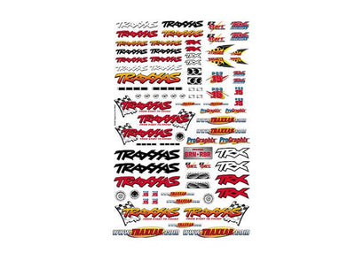 Traxxas Official Team Racing Decal Set (Flag Logo/6-Color)