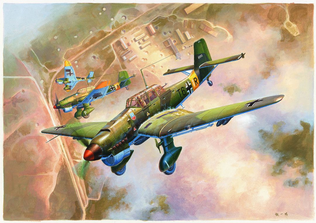 Trumpeter 1/24 Junkers Ju-87B-2 Stuka