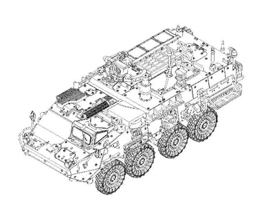 Trumpeter 1/72 M1135 Stryker NBC RV