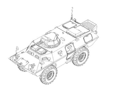 Trumpeter 1/72 M706 Commando Armored Car in Vietnam