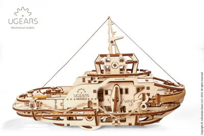 UGears Tugboat - 169 Pieces (Easy)